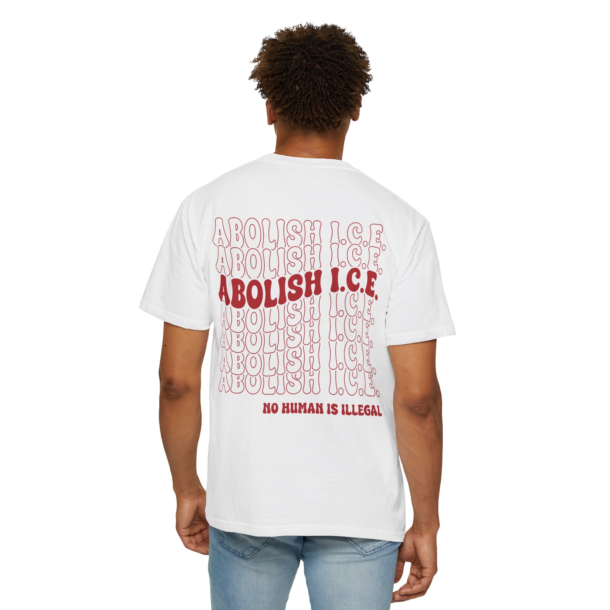 Abolish Ice - No Human is illegal - Unisex Tee