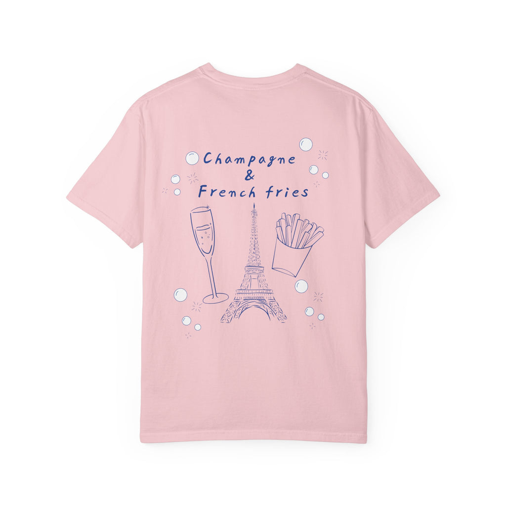 Champagne & French Fries T-Shirt | Paris Lovers