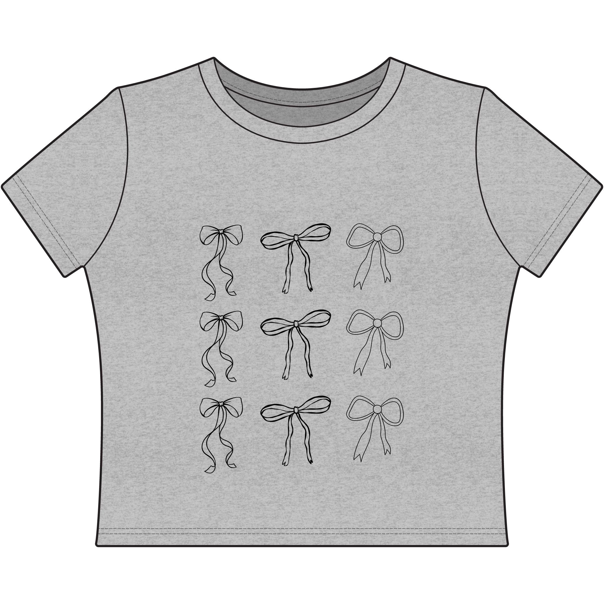 Bow Chic Women's Baby Tee