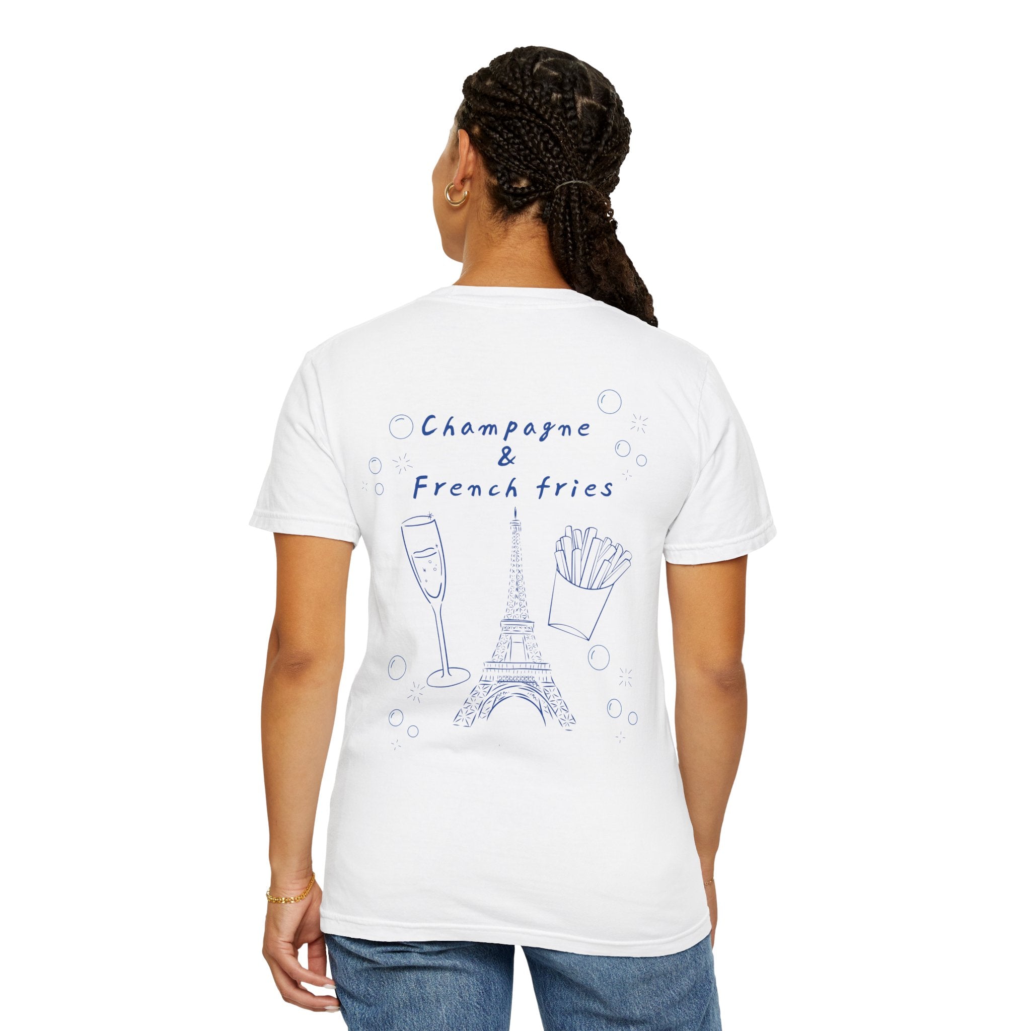 Champagne & French Fries T-Shirt | Paris Lovers