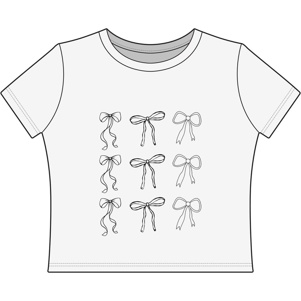 Bow Chic Women's Baby Tee