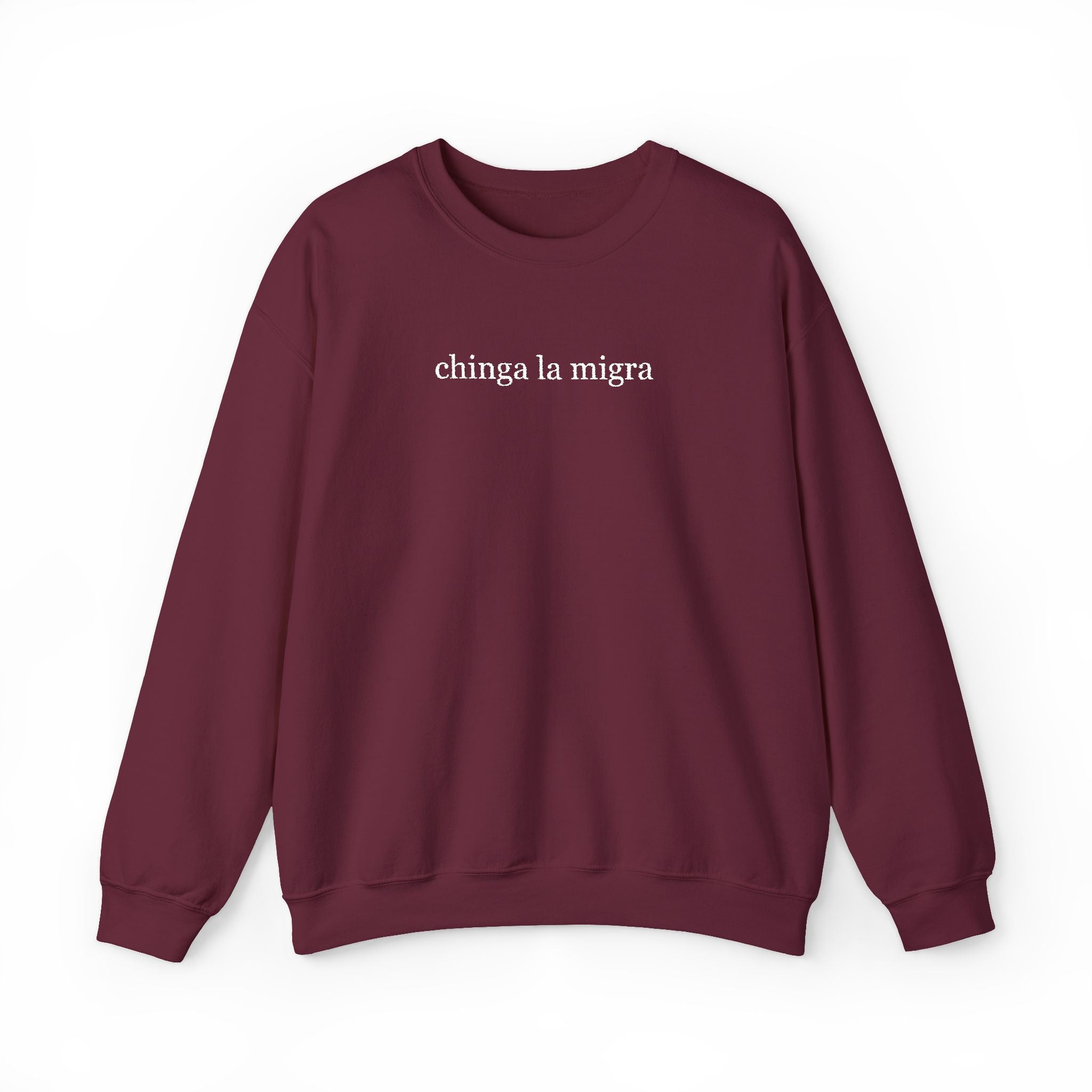 chinga la migra - Unisex Heavy Blend™ Crewneck Sweatshirt