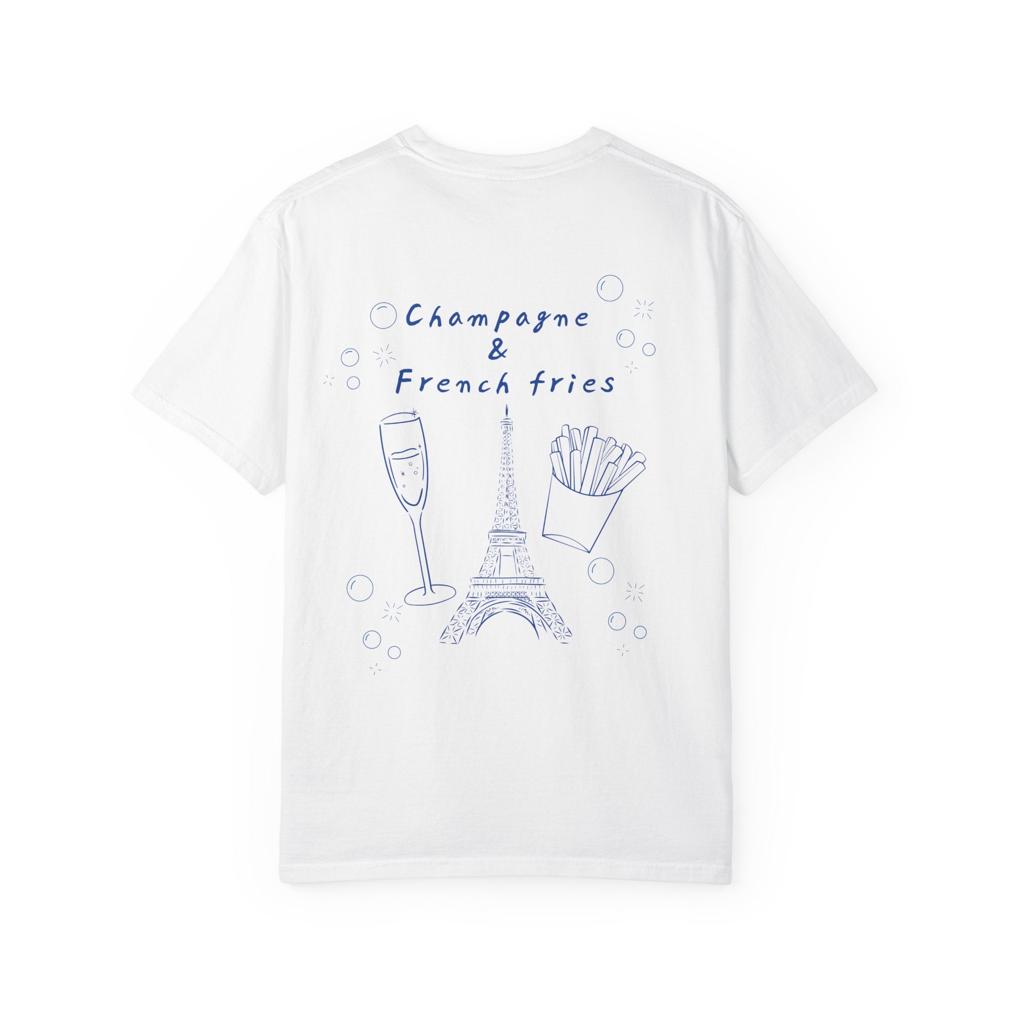 Champagne & French Fries T-Shirt | Paris Lovers