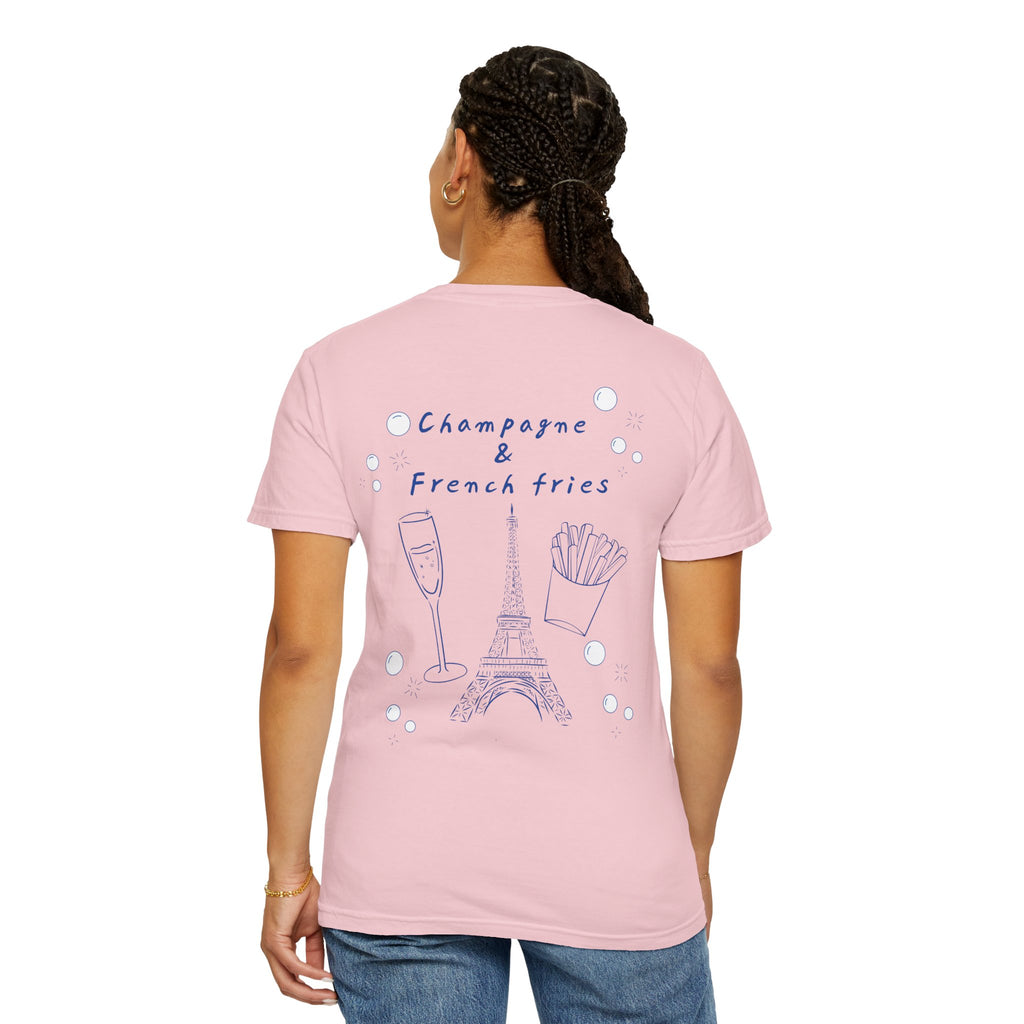 Champagne & French Fries T-Shirt | Paris Lovers