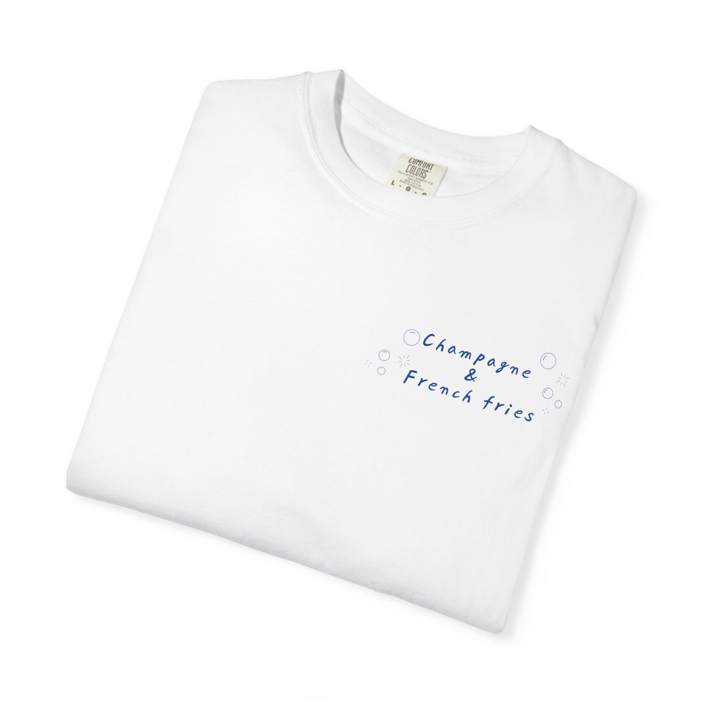 Champagne & French Fries T-Shirt | Paris Lovers
