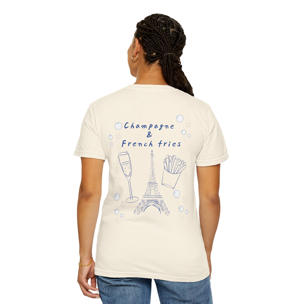 Champagne & French Fries T-Shirt | Paris Lovers