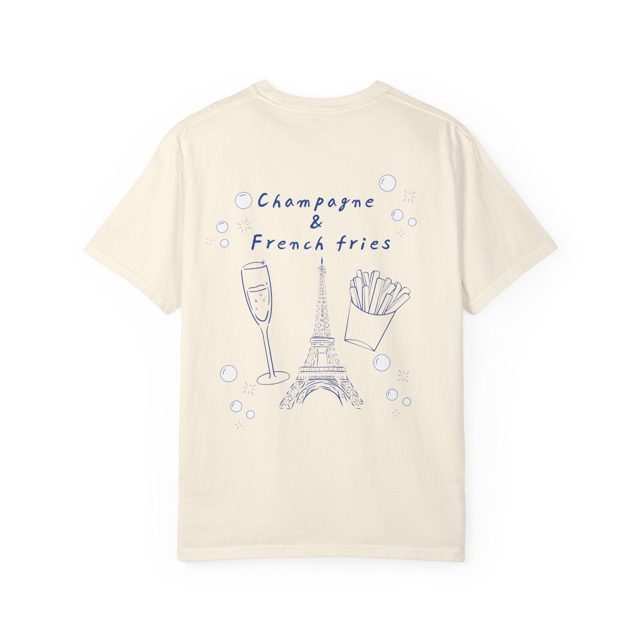 Champagne & French Fries T-Shirt | Paris Lovers