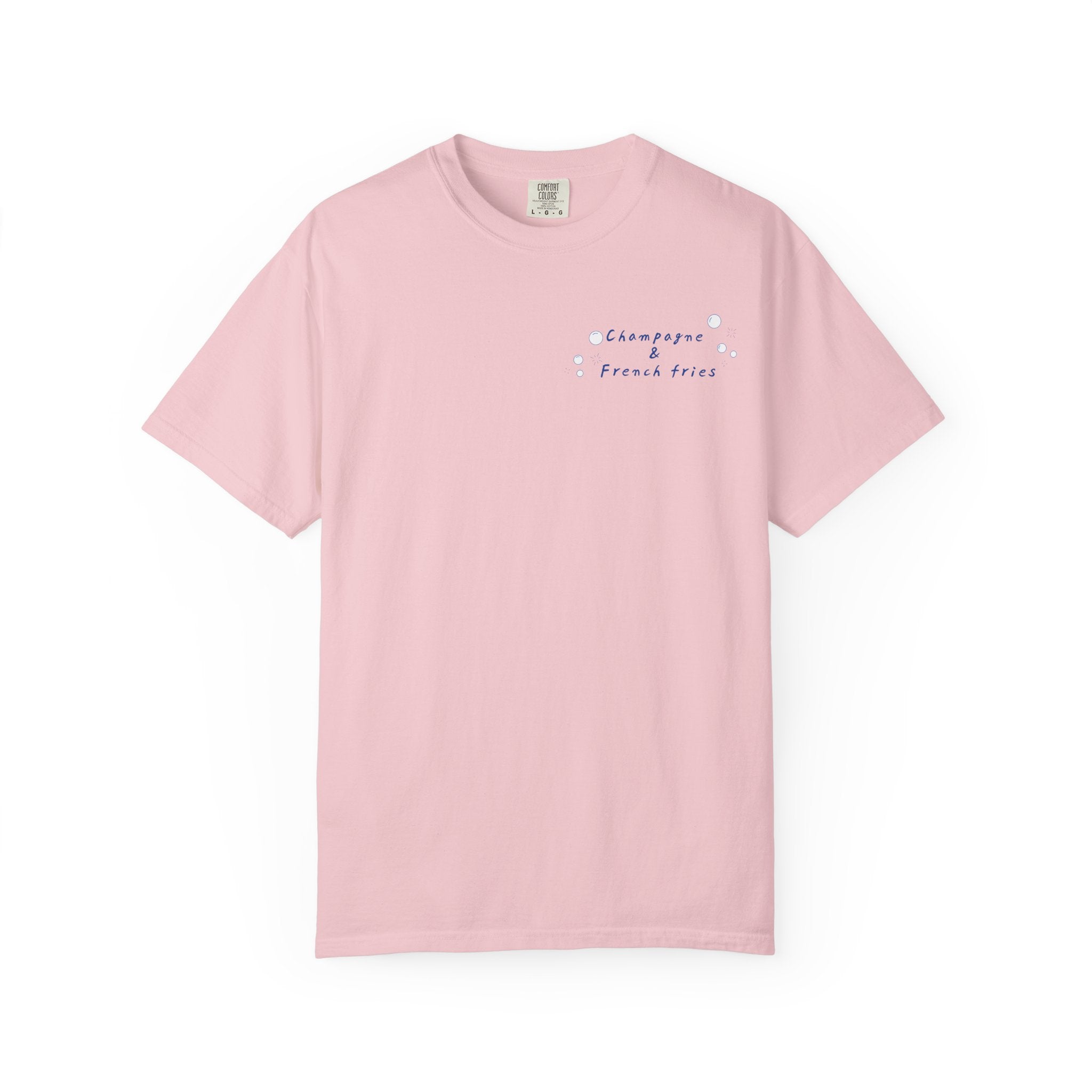 Champagne & French Fries T-Shirt | Paris Lovers