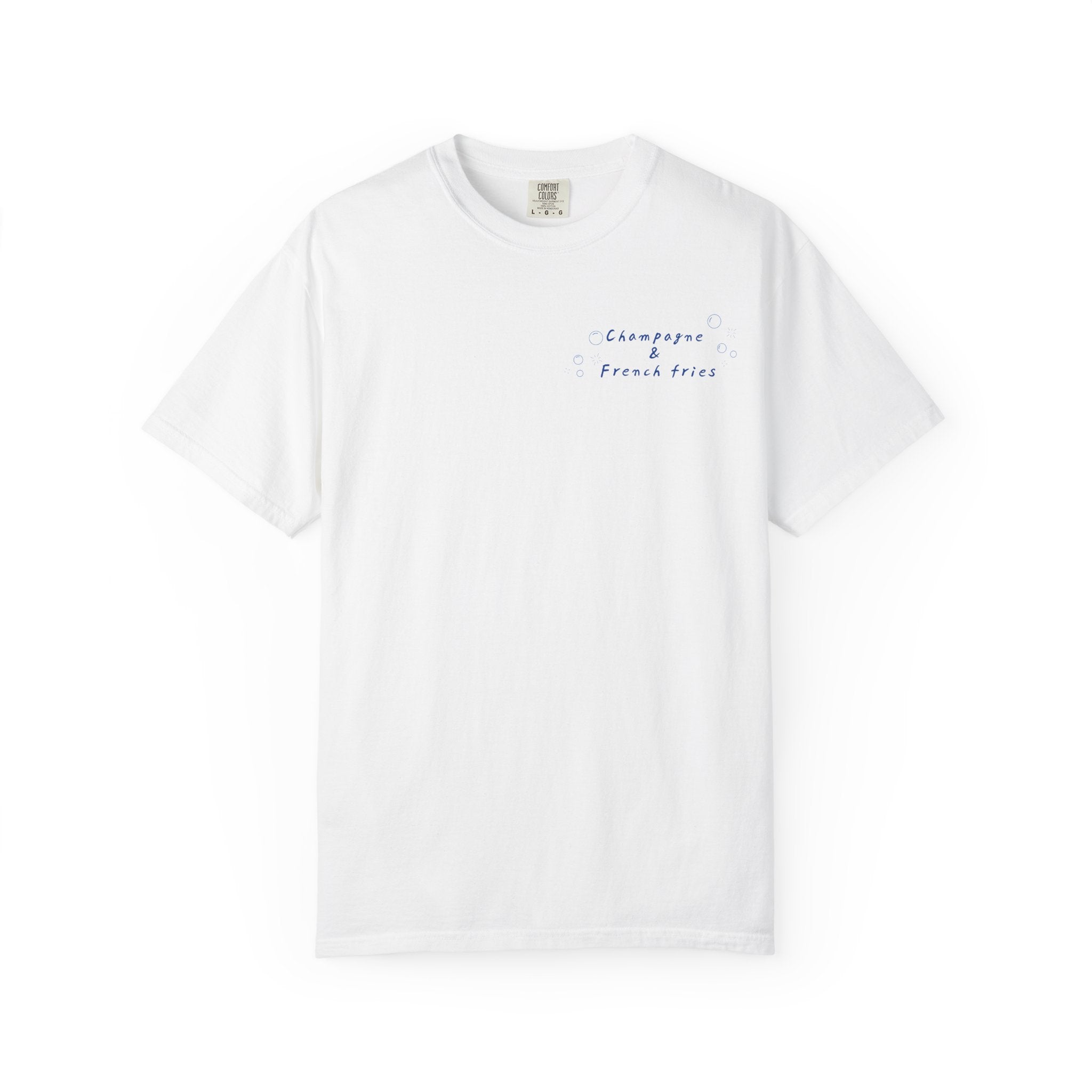 Champagne & French Fries T-Shirt | Paris Lovers