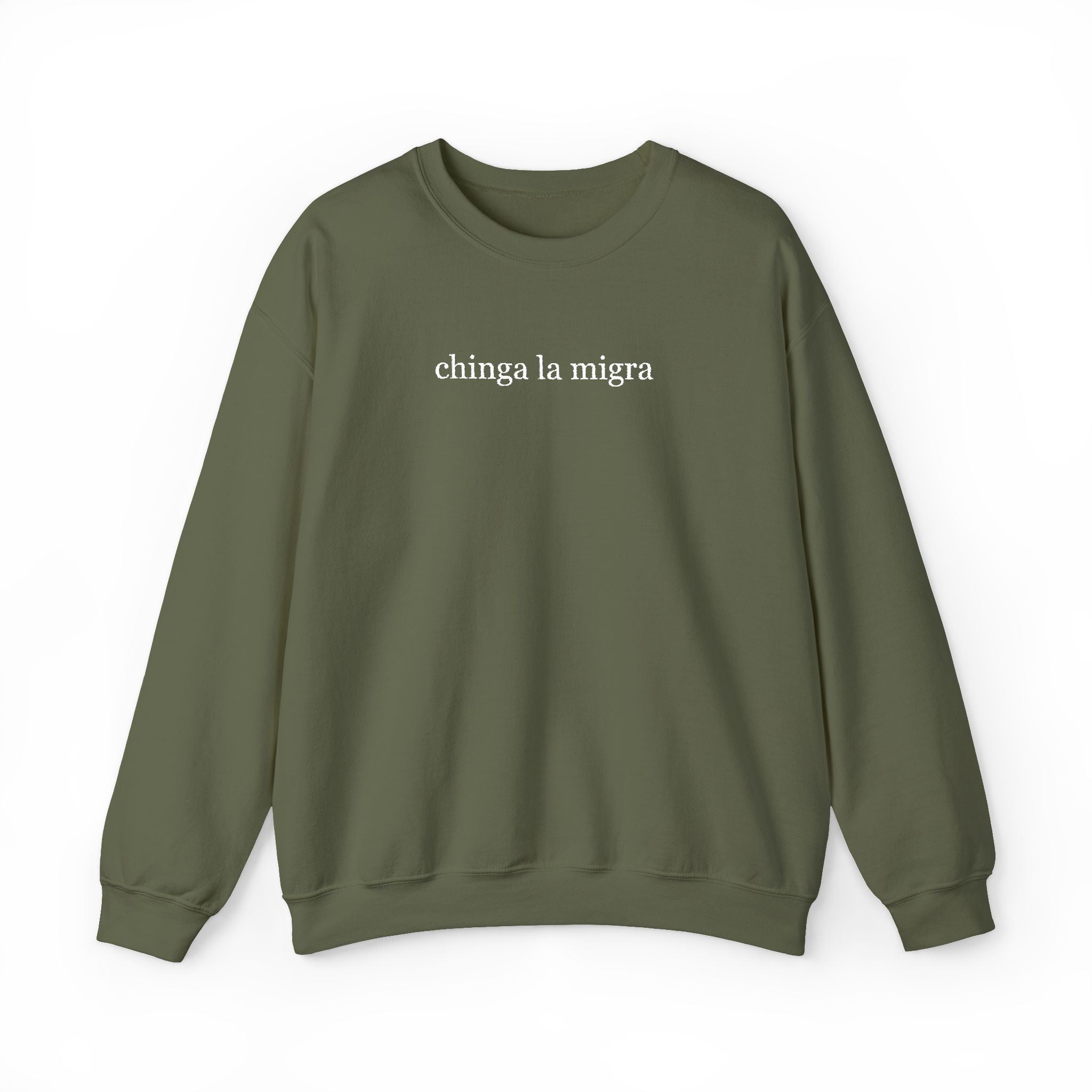 chinga la migra - Unisex Heavy Blend™ Crewneck Sweatshirt