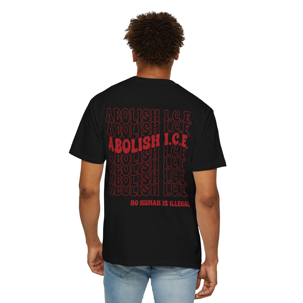 Abolish Ice - No Human is illegal - Unisex Tee