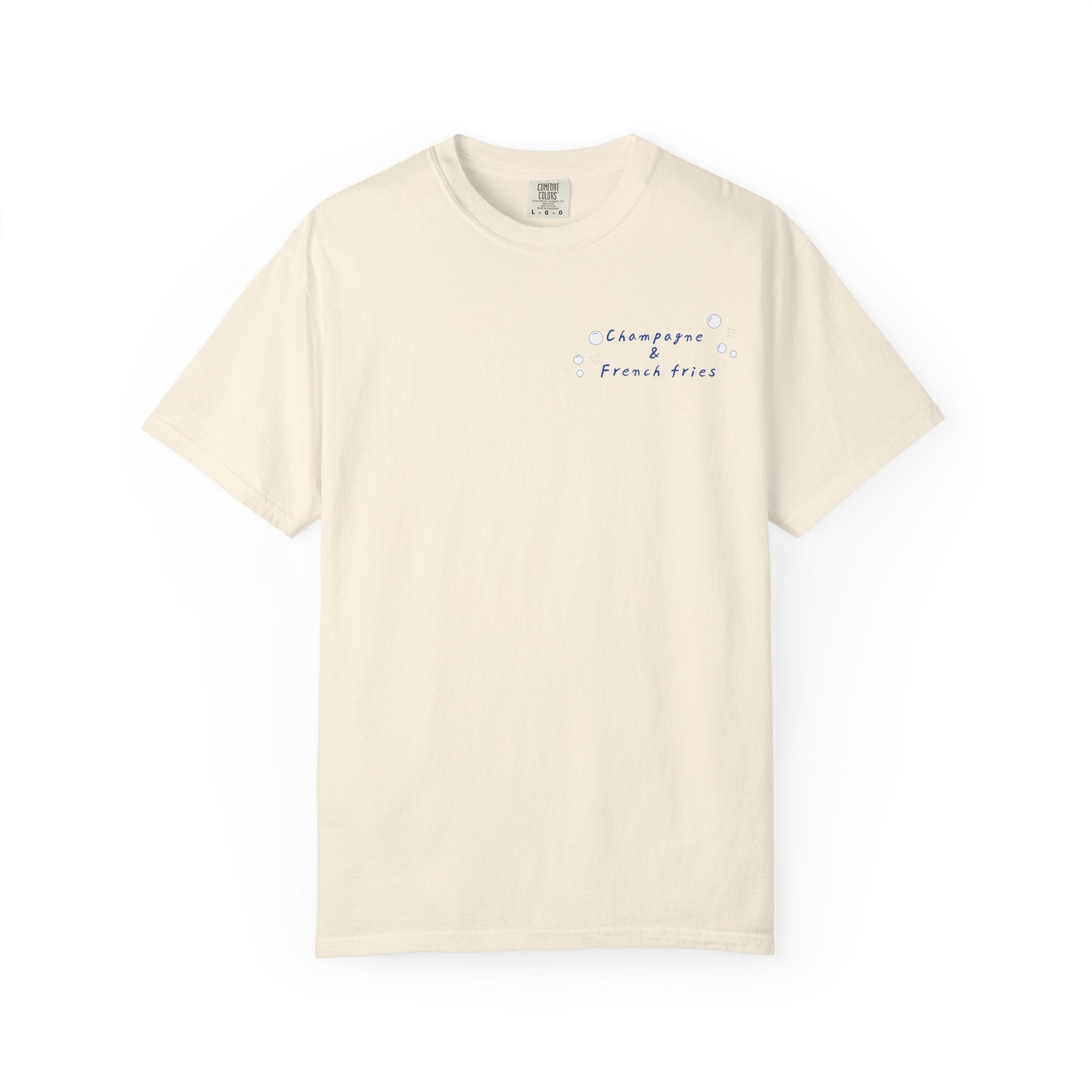 Champagne & French Fries T-Shirt | Paris Lovers