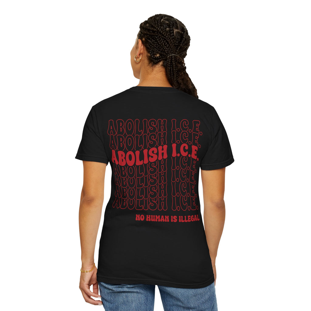 Abolish Ice - No Human is illegal - Unisex Tee